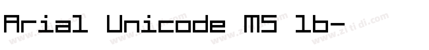 Arial Unicode MS 16字体转换